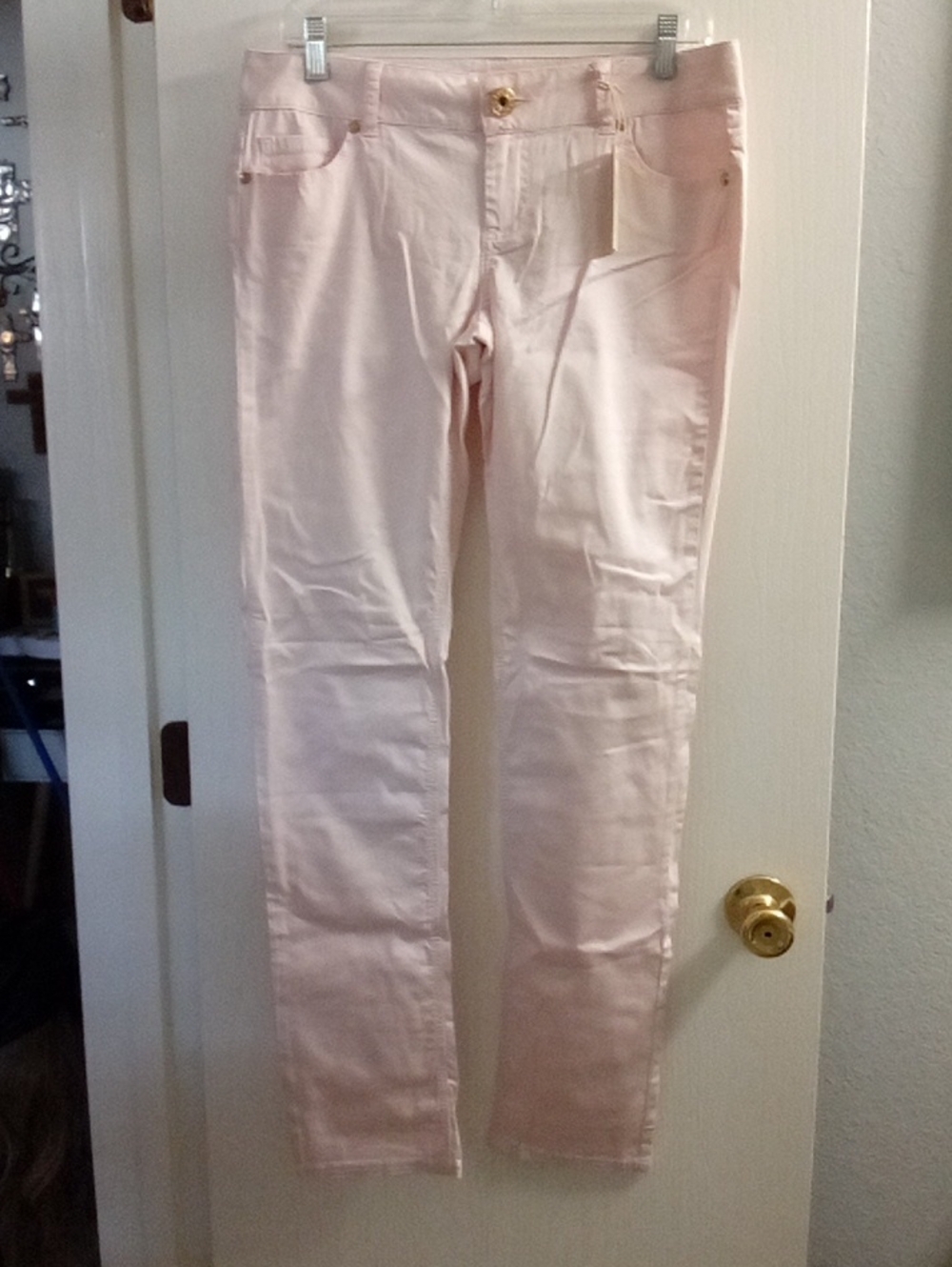 GUESS Pale Pink Skinny Jeans
